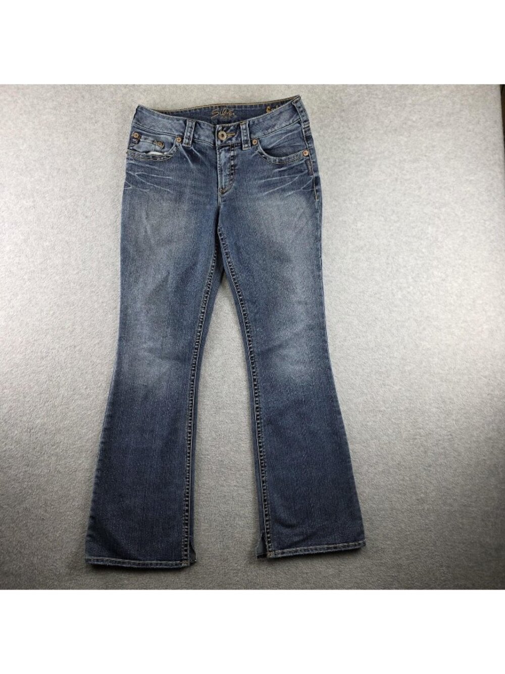 Silver Jeans Suki Jeans Womens 30x32 Blue Bootcut Stretch Medium Wash Denim